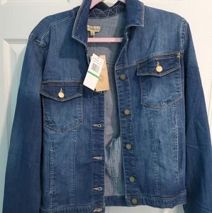 Democracy Jean Jacket Dark Wash Trucker